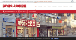 Desktop Screenshot of europa-apotheke-hannover.de